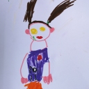 Мелисса 5 лет "Я" акварель 29х21 см 2023 год